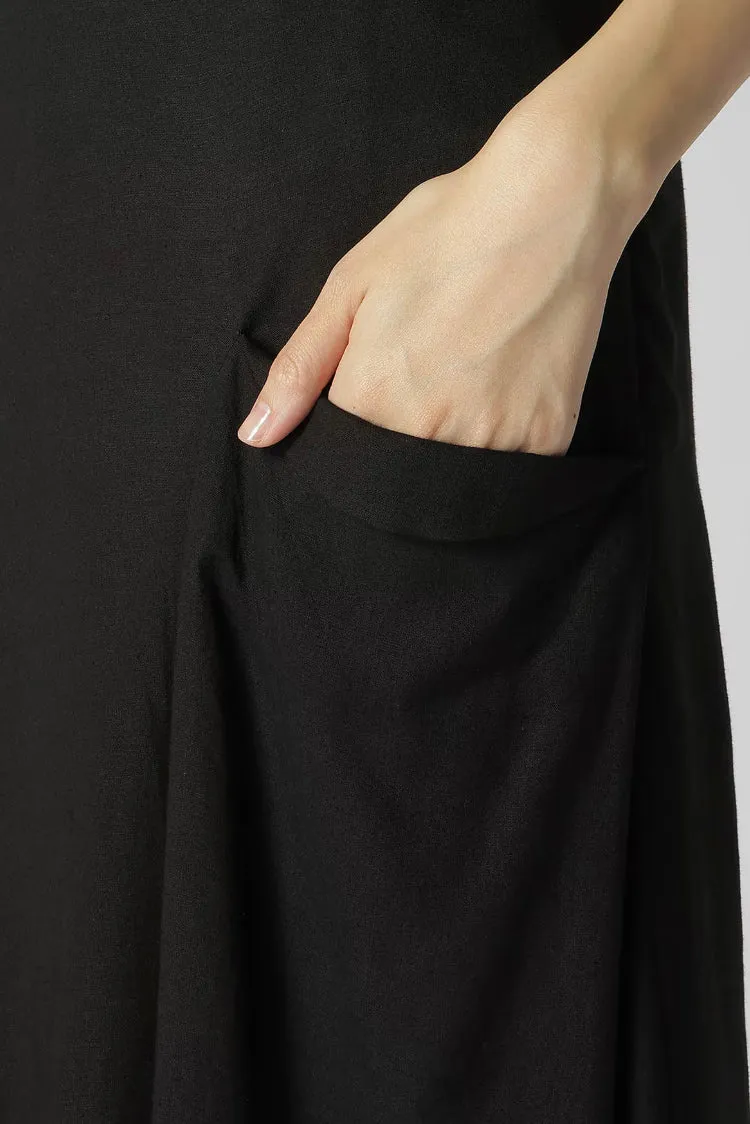 Asymmetric Flare Skirt