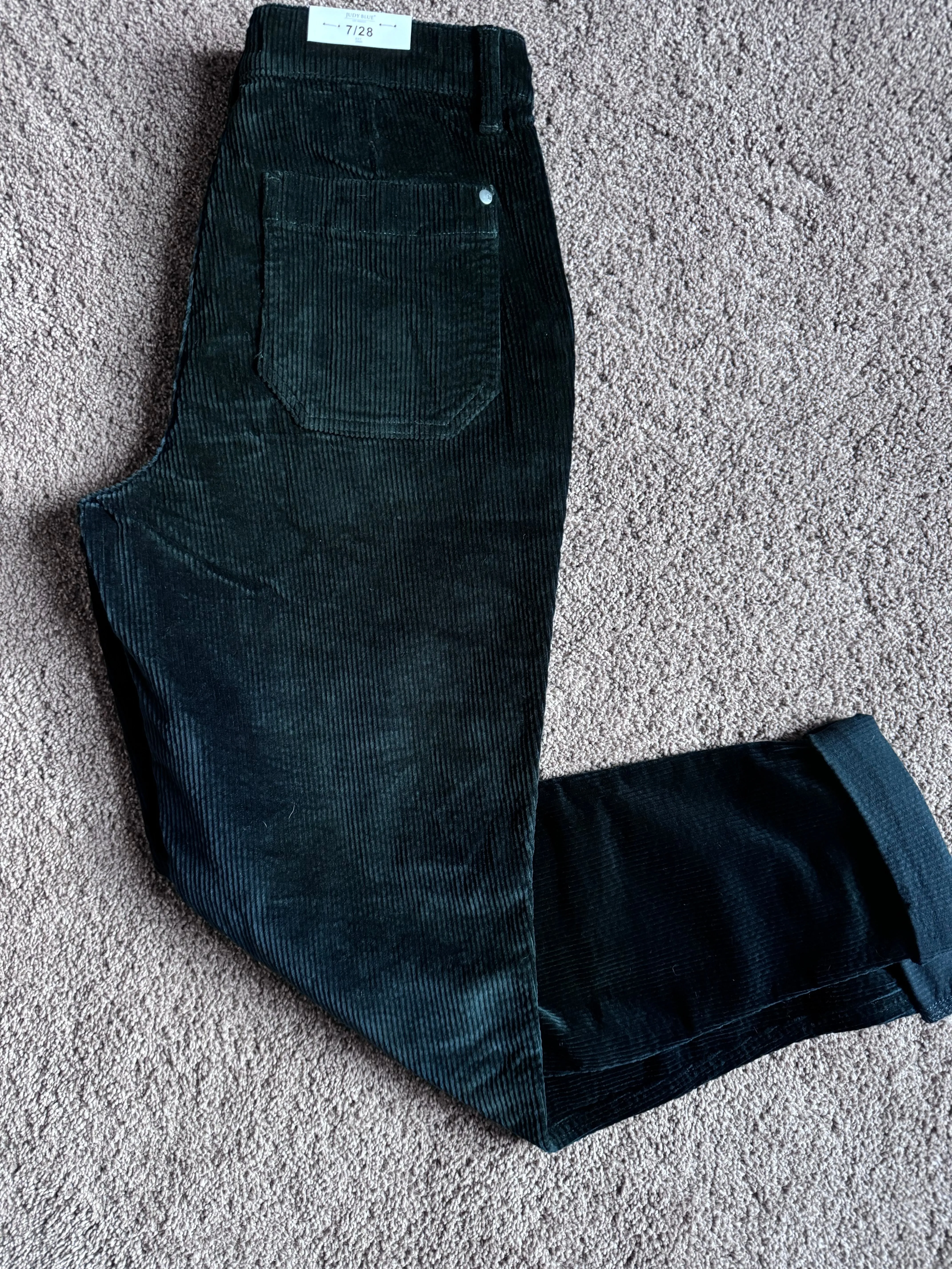Judy Blue Emerald Corduroy Joggers