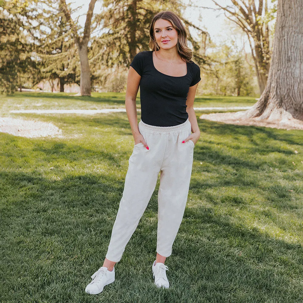 Suzi Jogger (Cream)