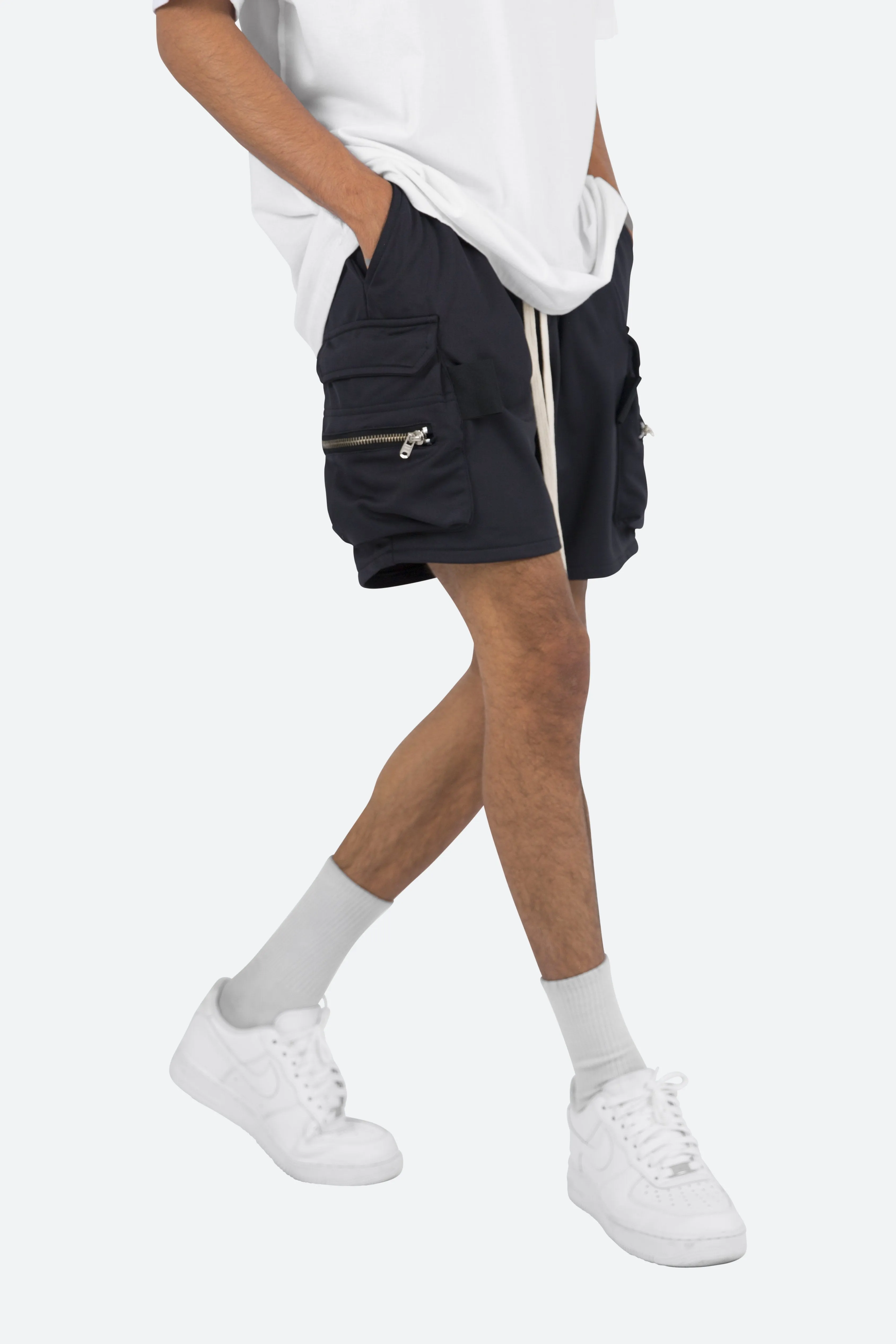 Tactical Cargo Shorts - Black