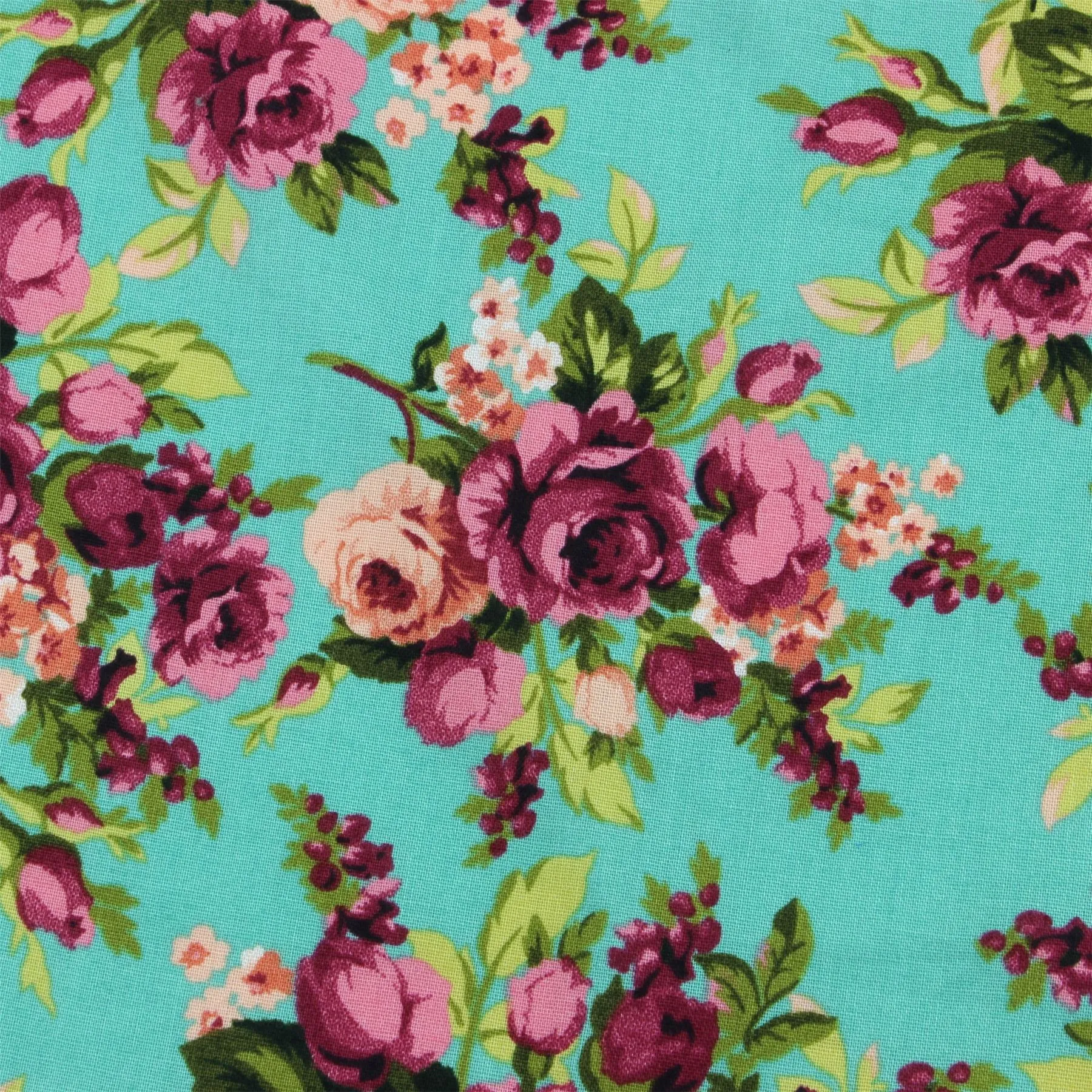 Tailored Fit Long Sleeve Shirt - Roses