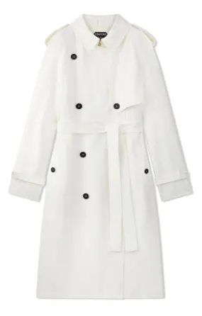 Tom Ford - WATER REPELLENT FLUID TWILL TRENCH COAT