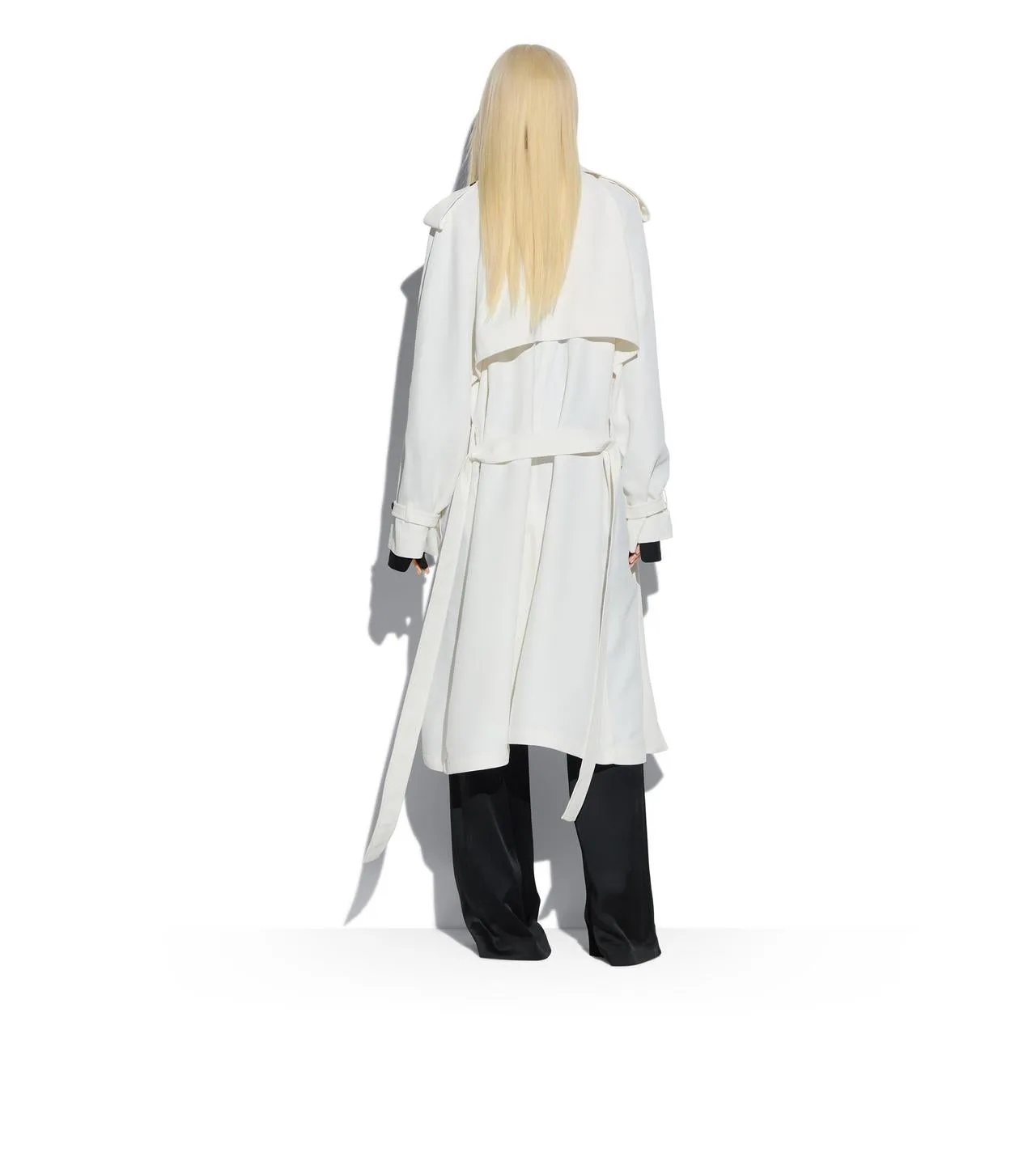 Tom Ford - WATER REPELLENT FLUID TWILL TRENCH COAT